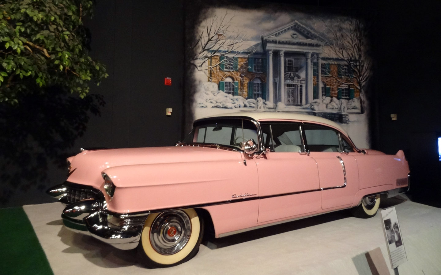 Elvis Presley's Pink Cadillac in Graceland, Memphis, Tennessee USA 2014